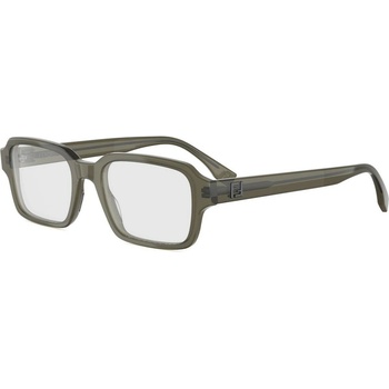 Fendi Squared Brown Rectangular Eyeglasses