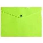 Biurfol Plastic Snap Briefcase Neon A4 yellow Desk fol (TK-NEON-A4-02)