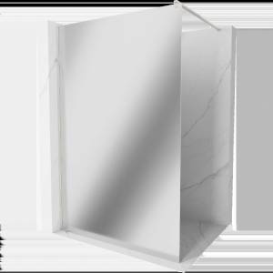 Mexen Kioto душ кабина Walk-in 110 x 200 cm, огледало 8 мм, четкан никел - 800-110-101-97-50 (800-110-101-97-50)