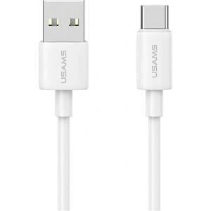 USAMS Кабел USAMS YD Series 18W 3A USB-C 1m, бял (Usa001613)