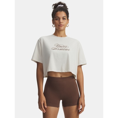 Under Armour Дамска тениска Under Armour UA W SCRIPTHEART CROP SS Under Armour | Byal | ЖЕНИ | XS