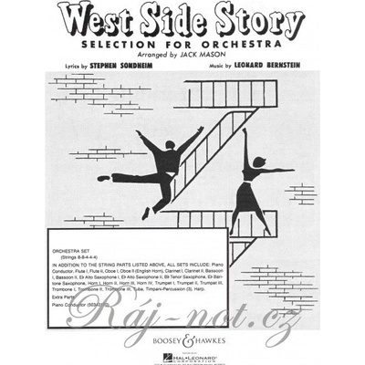 West Side Story Selections for Orchestra piano conductor
