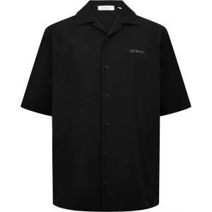 OFF WHITE Риза с къс ръкав OFF WHITE Men's Short Sleeve Bowling Shirt - Black 0001