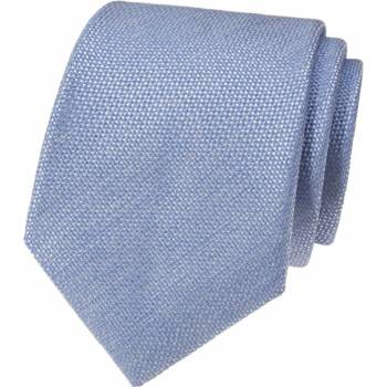 Klasická kravata so štruktúrou modrá
