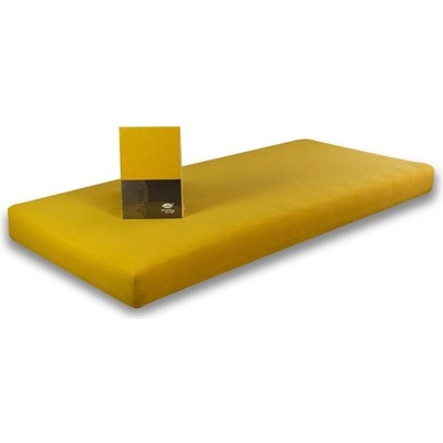 LeRoy prostěradlo jersey tmavě žluté s elastanem napínací 100x220