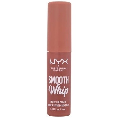NYX Professional Makeup Smooth Whip Matte Lip Cream rúž s našlehanou texturou pro dokonalé vyhlazení rtů 01 Pancake Stacks 4 ml
