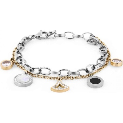 Daniel Klein Дамска гривна със седеф и кристали Daniel Klein DKJ. 3.2090. 02 (DKJ.3.2090.02)