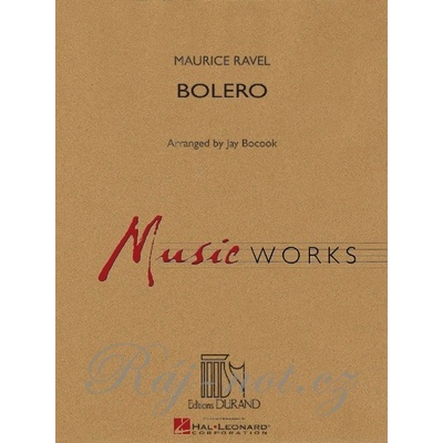 BOLERO by Maurice Ravel Concert Band grade 4 + CD / skóre + parts