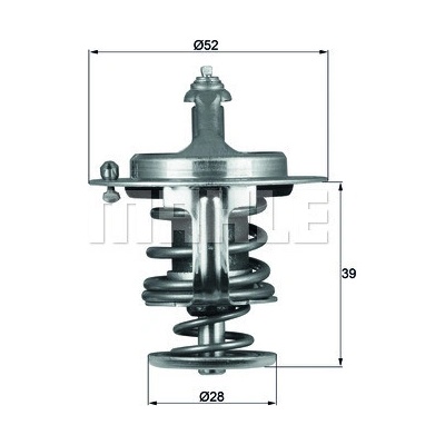 MAHLE ORIGINAL Termostat, chladivo TX7182D