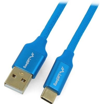 Lanberg CA-USBO-22CU-0005-BL USB-C (M) na USB-A (M), 0.5m, modrý