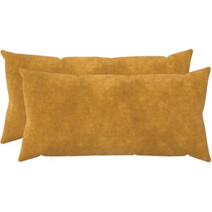vidaXL Калъфка за възглавница 2 pcs HEERLEN Жълто 40 x 80 cm (909991)