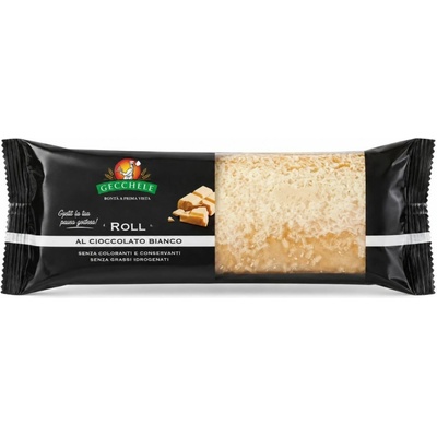 Roll al Cioccolato Bianco roláda s bielou čokoládou Gecchele 300 g