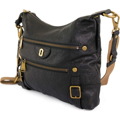 Fossil Wmns Hand-Shoulderbag Emilia Zip Crossbody Black