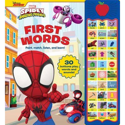 Disney Junior Marvel Spidey and His Amazing Friends: First Words Sound Book" - "" ("Pi Kids")(Pevná vazba) (9781503767386)