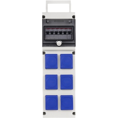 SCAME Табло 632.3530 тип А сглобено с индустриални контакти и токови защити ABB - 632.3530-A (632.3530-A)