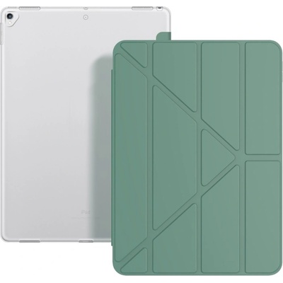 Vsetkonamobil 64865 LEATHER Zaklápací obal Apple iPad Pro 12.9 2015 / 2017 tmavozelený