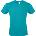 B&C #E150 tričko modré real turquoise