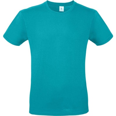 B&C #E150 tričko modré real turquoise
