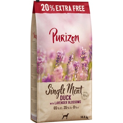 Purizon Adult kachna s jablky bez obilovin 14,4 kg