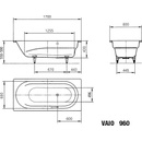 Kaldewei Vaio 170 x 80 cm 234023000001