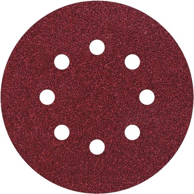Wolfcraft 2069100 brúsny papier pre excentrické brúsky na suchý zips, s otvormi Zrnitosť 40 (Ø) 125 mm 25 ks