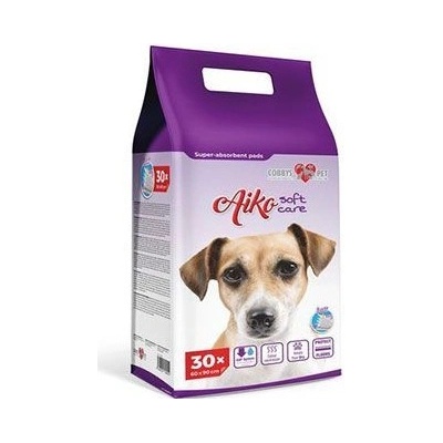 Podložka absorbční pro psy Aiko Soft Care 60 x 90 cm 30 ks AIKO