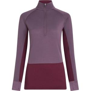 Icebreaker Women Mer 200 ZoneKnit LS Half Zip Размер: S / Цвят: лилав