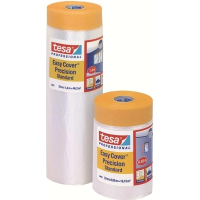 Tesa 04402-00000-01 krycí fólie Easy Cover oranžová 17 m x 2.6 m