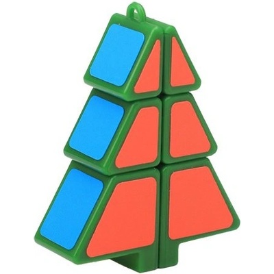 Zcube 1x2x3 Christmas Tree Magic Cube Puzzle Green