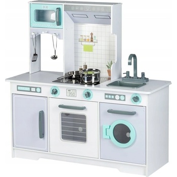 Eco Toys Dřevěná kuchyňka s příslušenstvím 7258A