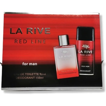 La Rive подаръчен комплект за мъже, EDТ 90МЛ + дезодорант 150мл, Red line
