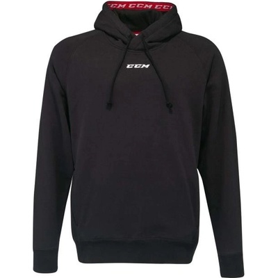 CCM mikina Team Fleece Pullover Hoodie JR černá