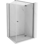 Mexen Mist-F душ кабина сгъваема дясна 115 x 75 см, прозрачна, тъмно сива (8A6T-115-075-95-00-P)
