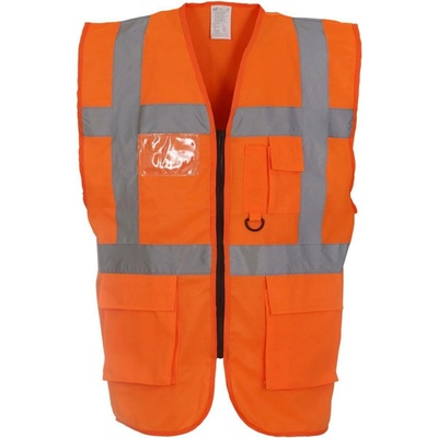 Yoko Vesta HVW801 Hi-Vis multifunkční výstražná oranžová Fluorescent