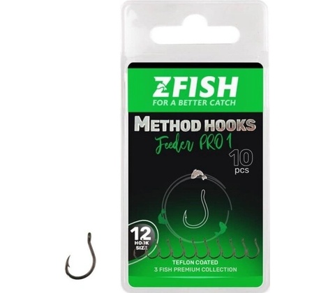 ZFISH Háčky Method Feeder PRO 1 Ve. 8