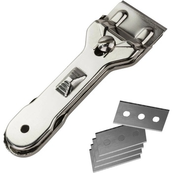 DEMA Škrabka na sklo s vymeniteľnými čepeľami