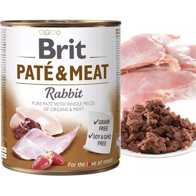 Brit Paté & Meat Rabbit 800 g
