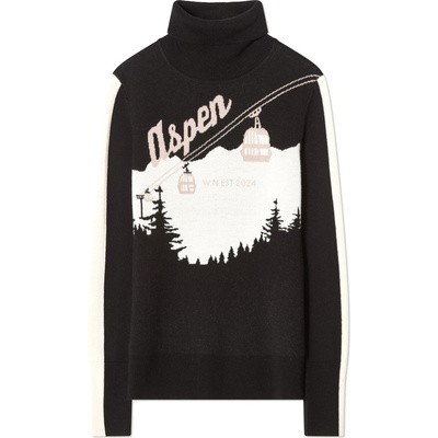 We Norwegians Дамски вълнен пуловер We Norwegians Women's AfterSki Sweater Merino jumper - Black - размер XL (105-5837-0315)