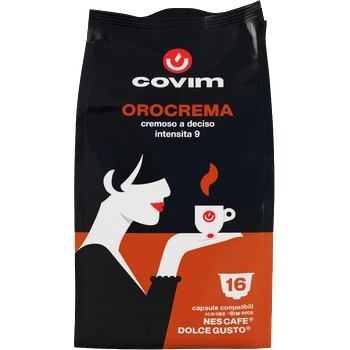 Covim Кафе капсули Covim Orocrema съвместими с Dolce Gusto, 16бр
