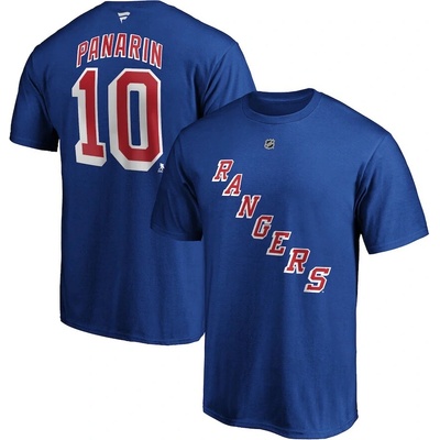 Fanatics tričko Artemi Panarin New York Rangers Authentic Stack Name & Number
