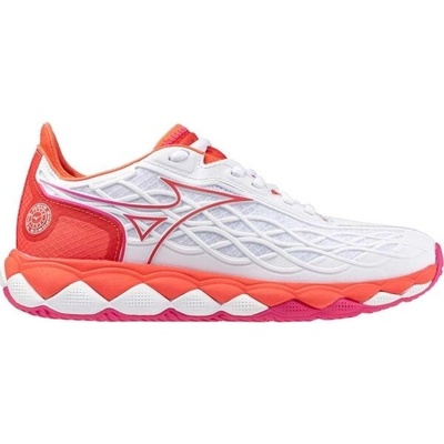 Mizuno Wave Enforce Tour AC - white/radiant red/fuchsia purple