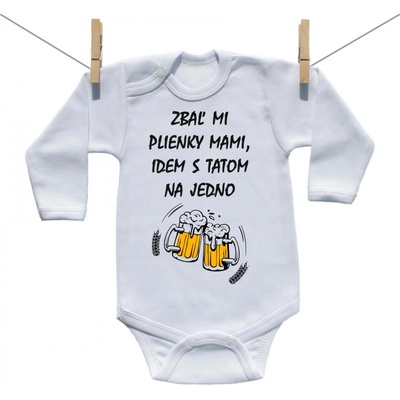 Boodyy Body s dlhým rukávom Idem s tatom na jedno