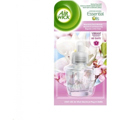 Air Wick Essential Oils Tekutá náplň do elektrického prístroja magnólia a kvitnúca čerešňa 19 ml