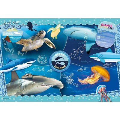 Clementoni National Geographic Kids Ocean 27143 104 dílků