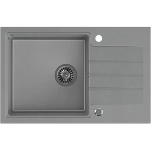 Quadron Вградена мивка Quadron Pop Peter 111, сива, композитна, 78x50 см (HCQP7850SZK) Мивка за вграждане