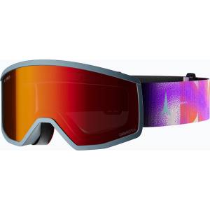 Atomic Детска скиорска маска Atomic Four Jr Flash graphic/glacier/purple/orange/red flash