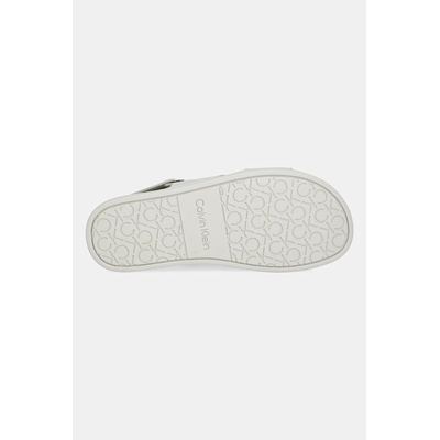 Calvin Klein Кожени сандали Calvin Klein FLAT ADJ SANDAL EYELET (HW0HW02488)