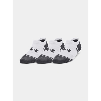 Under Armour Y UA Performance Tech NS ponožky 3 páry dětské dívčí bílá