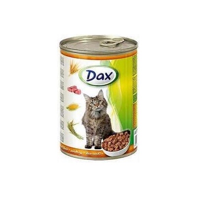 Dax Poultry с пилешко месо- Консервирана храна за котки 415гр
