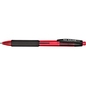Pentel Химикалка, 0, 35 мм, с бутон, PENTEL "Kachiri BK457", червена BK457B-B (BK457B-B)